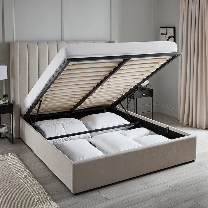Edinburgh Wingedback Panel Bed Frame - HN Future Beds