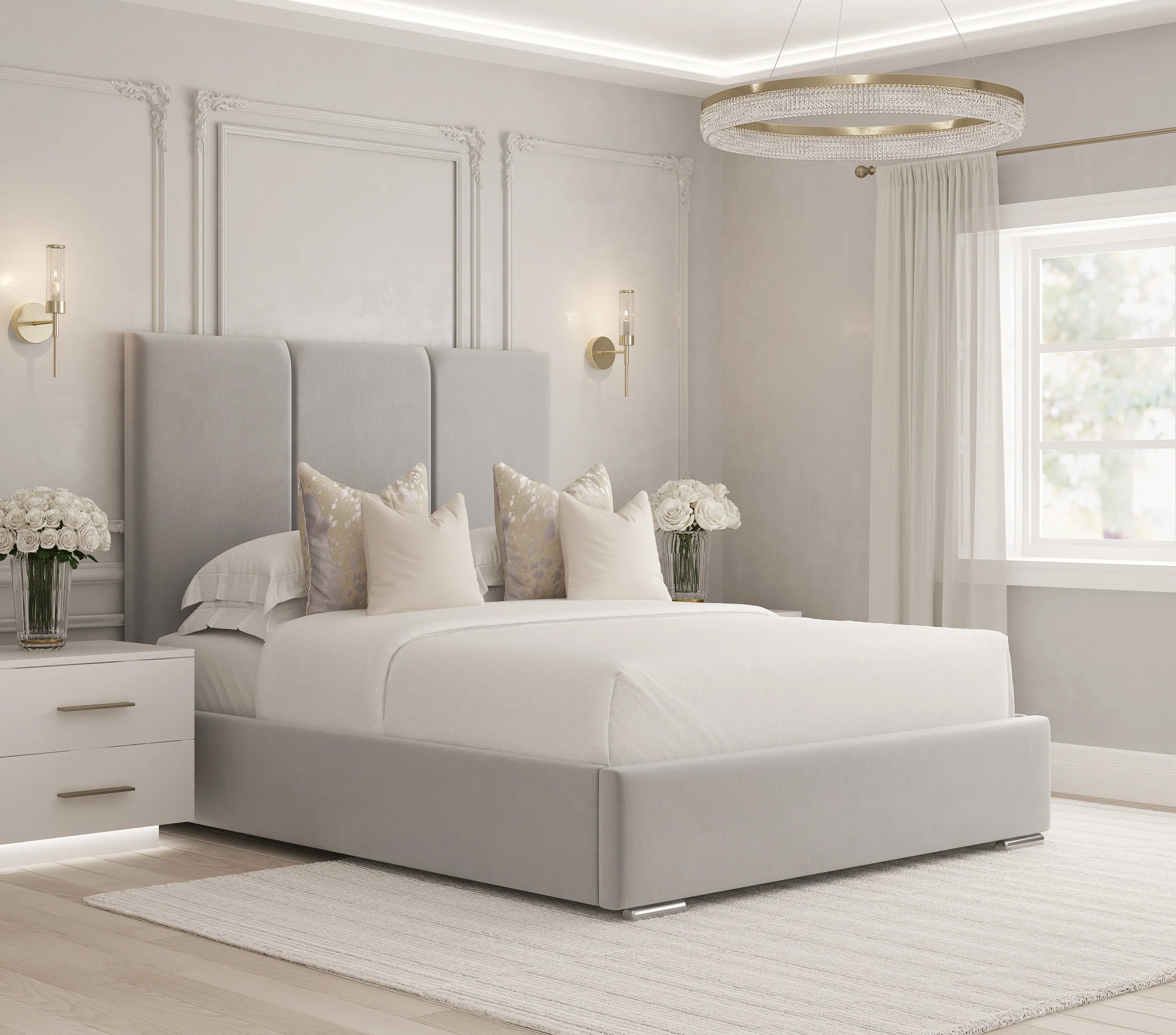 Alex 3 Panal Bed Frame - HN Future Beds