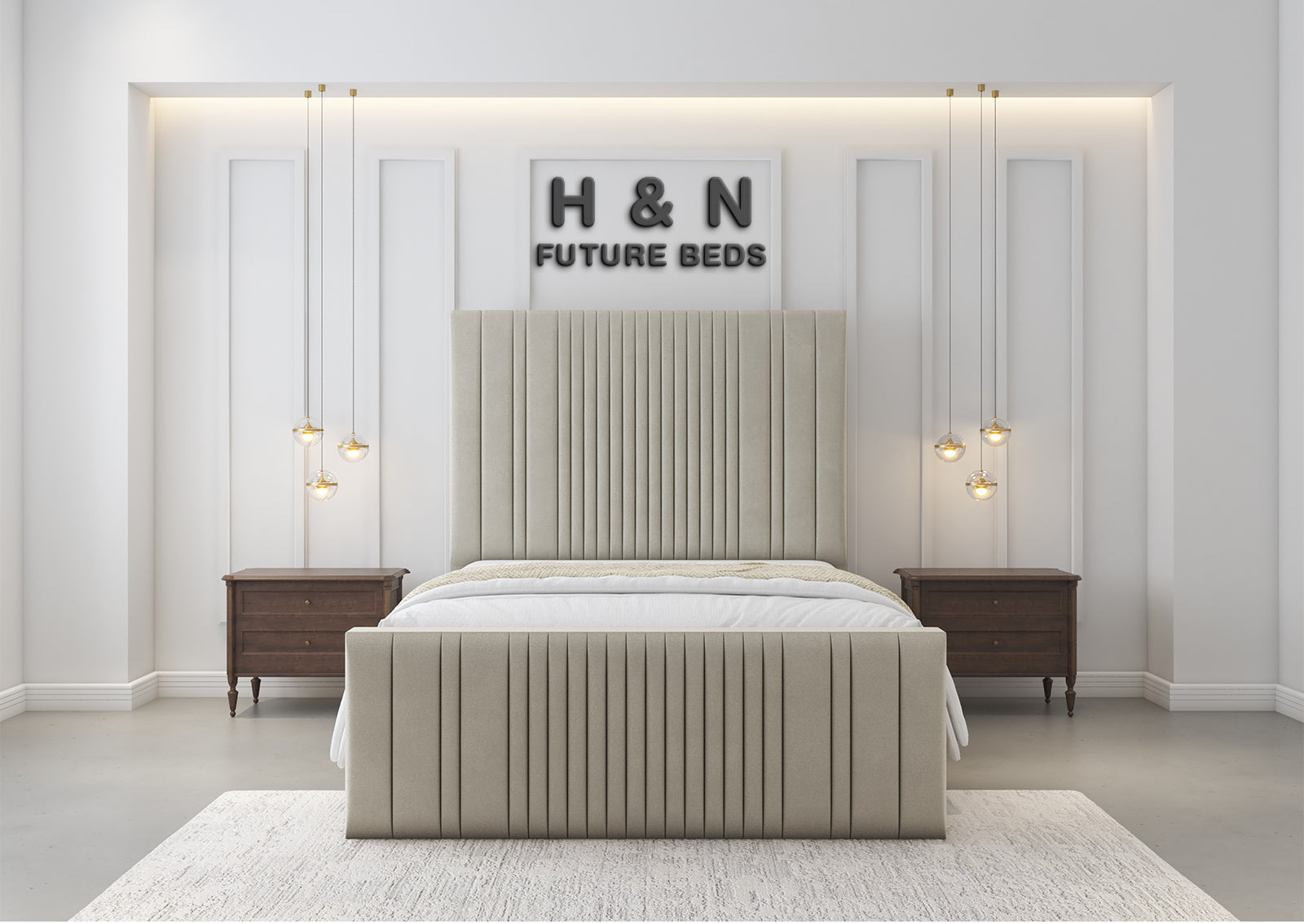 Helix Multi Lined Bed Frame | Storage Option Available