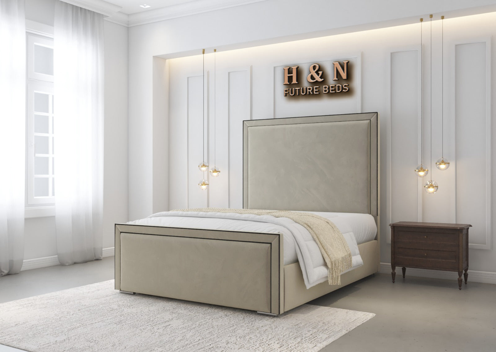 Natalia Bed Frame | Storage Option Available