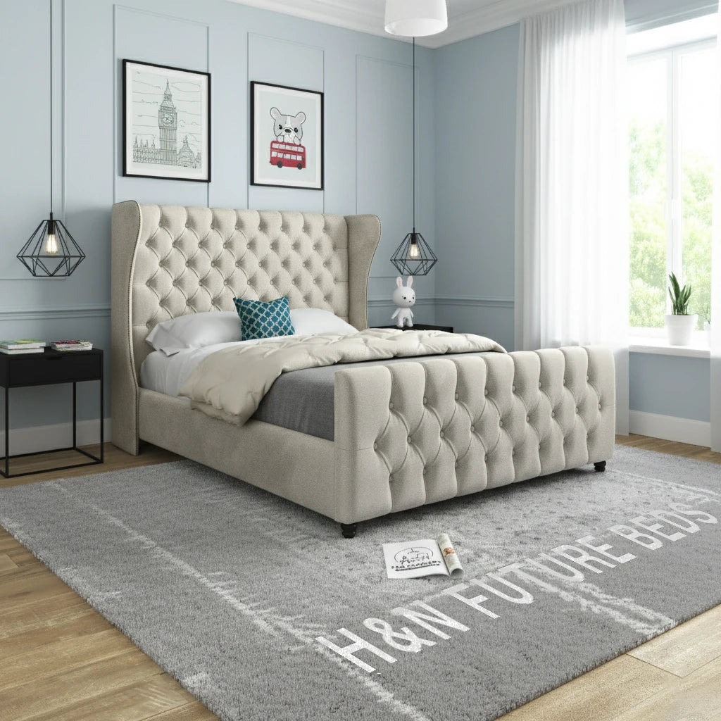 Wilson Chesterfield Bed Frame | Different Storage Option Available