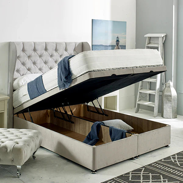Oslo Winged Ottoman Divan Bed - HN Future Beds