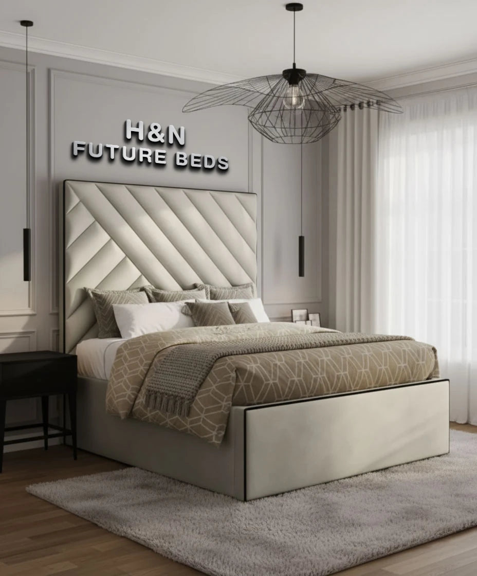 Evan Luxury Bed Frame | Different Storage Option Available