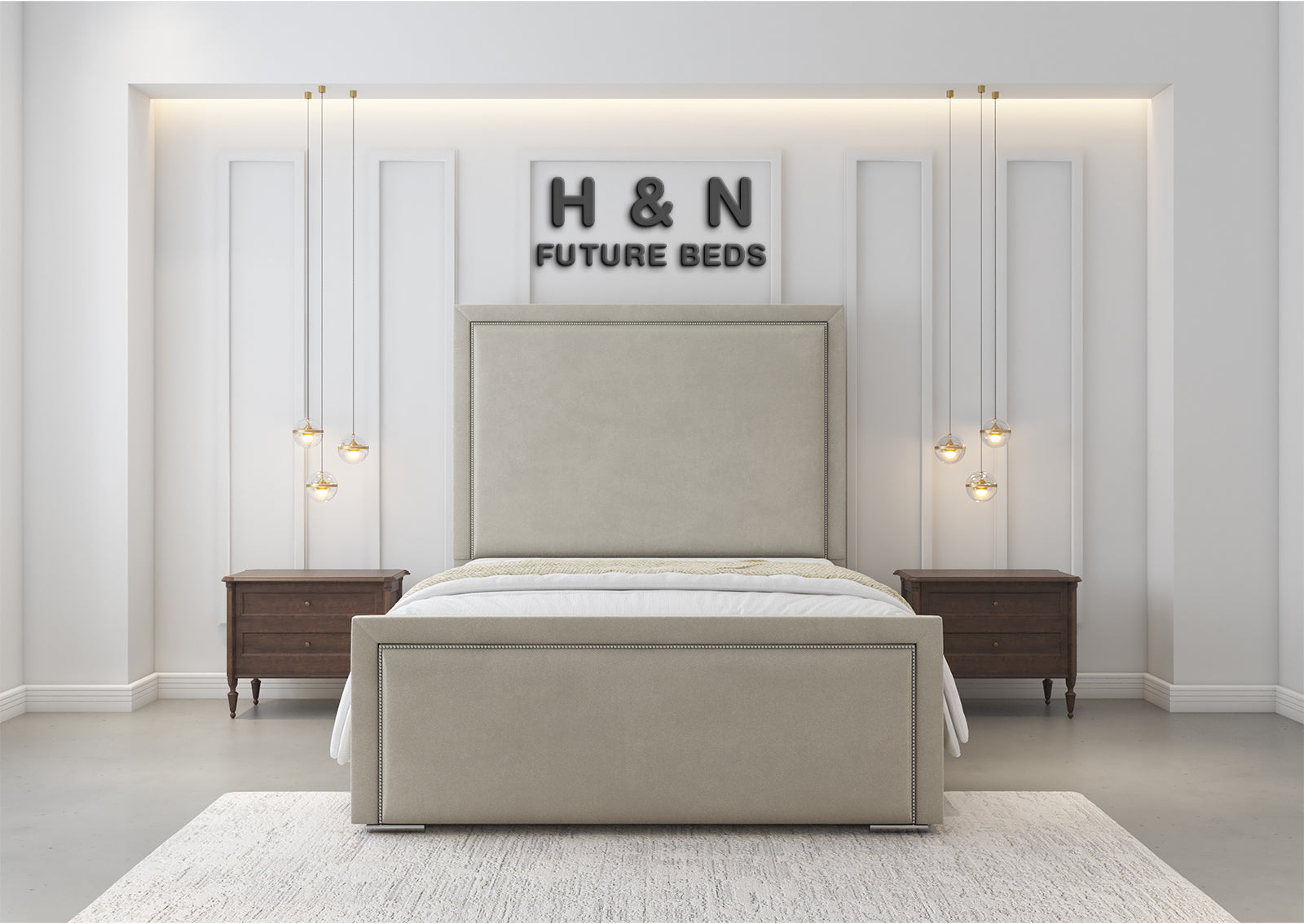 Sandra Plain Bed Frame | Storage Option Available