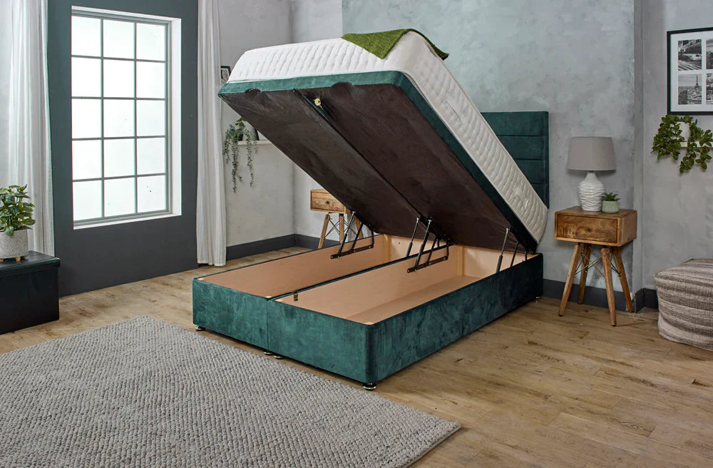 Bella Horizontal Line Ottoman Divan Bed - HN Future Beds