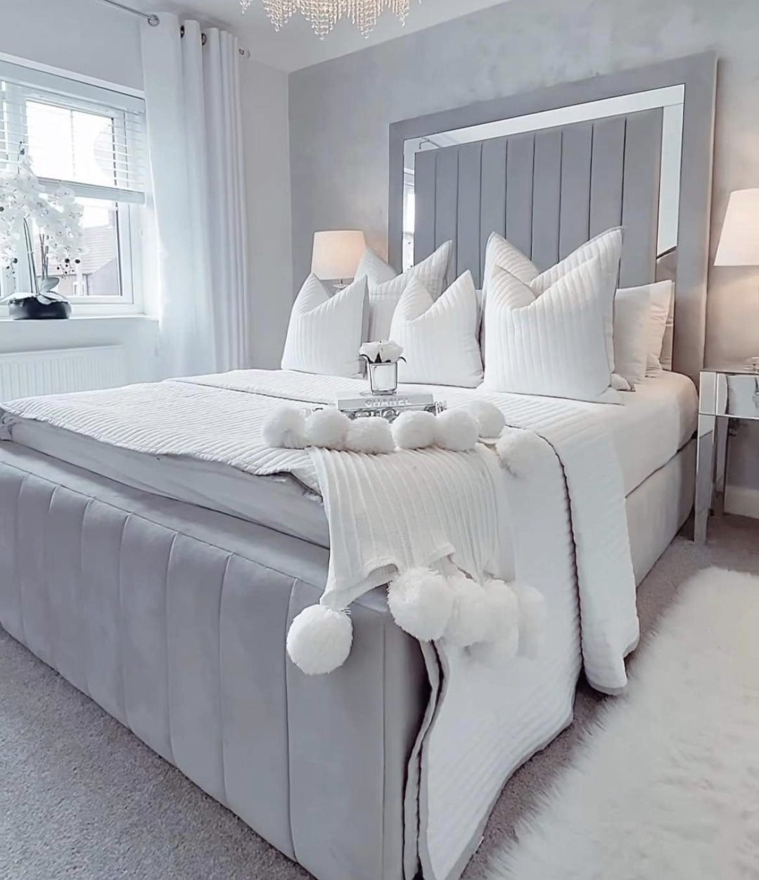 London Panel Mirror Bed - HN Future Beds