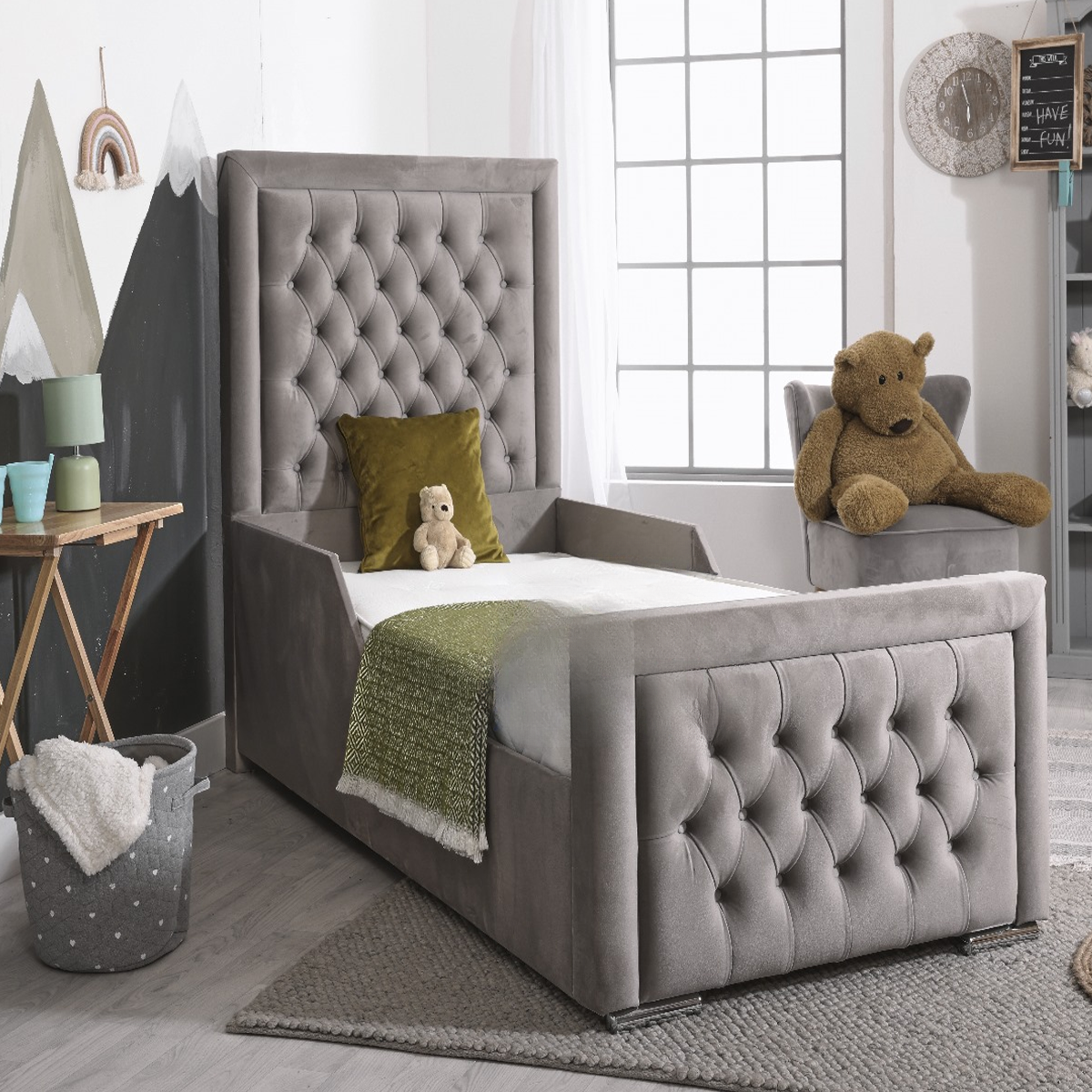 Posh Kids Chesterfield Bumper Bar Bed - HN Future Beds
