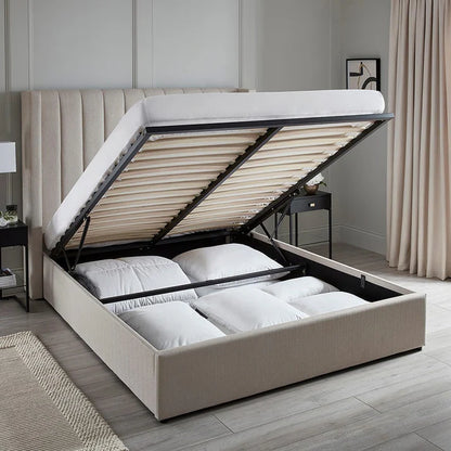 Edinburgh Wingedback Panel Bed Frame - HN Future Beds