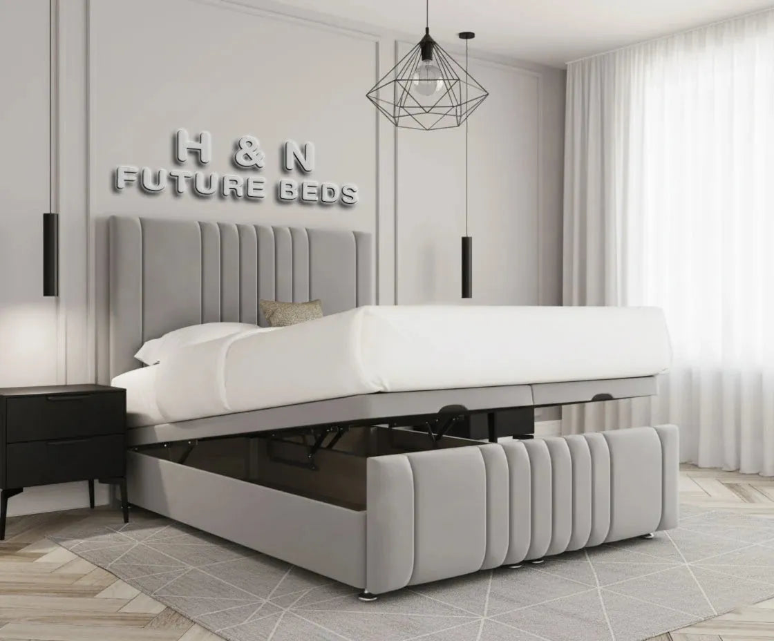 Benjamin Multi Lined Ottoman Divan Bed