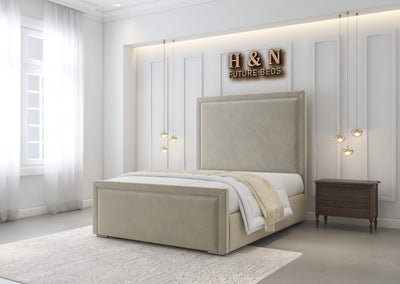 Sandra Plain Bed Frame | Storage Option Available