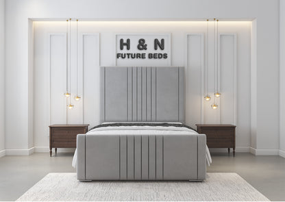 Nolah Multi Lined Bed Frame | Storage Option Available