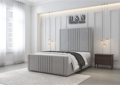 Nolah Multi Lined Bed Frame | Storage Option Available