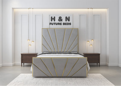 Charlotte Strip Bed Frame | Storage Option Available