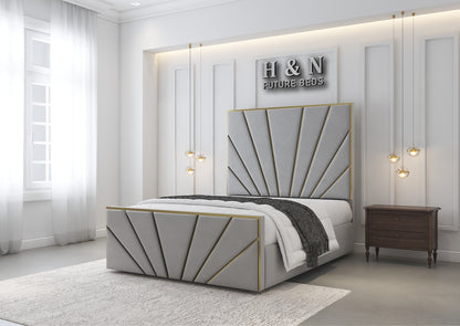 Charlotte Strip Bed Frame | Storage Option Available