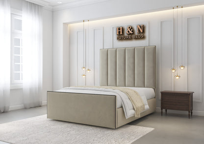 Maya 6 Panal Bed Frame | Storage Option Available