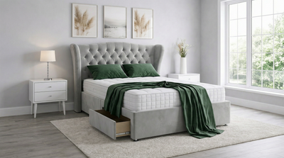 The Sovereign Tall Chesterfield Headboard Divan Bed