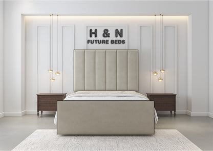 Maya 6 Panal Bed Frame | Storage Option Available