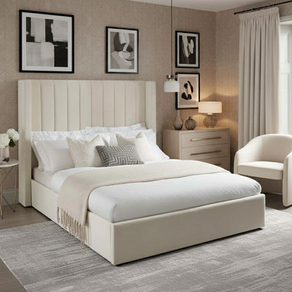 Edinburgh Wingedback Panel Bed Frame - HN Future Beds