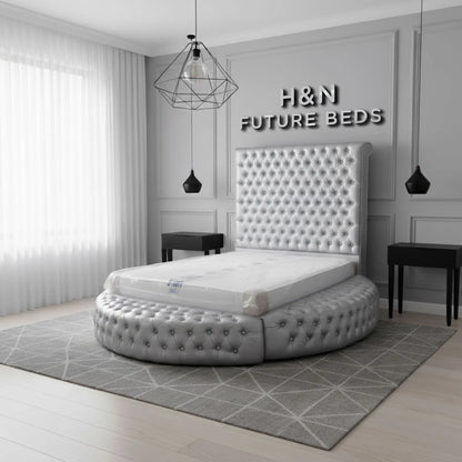 Amari Round Ambassador Bed Frame | Different Storage Option Available
