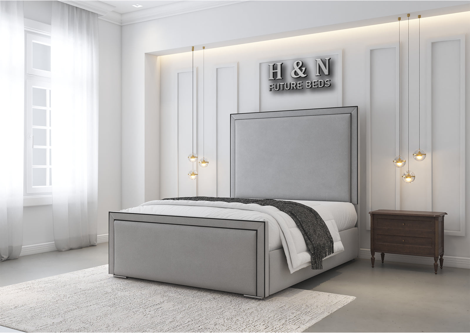 Natalia Bed Frame | Storage Option Available