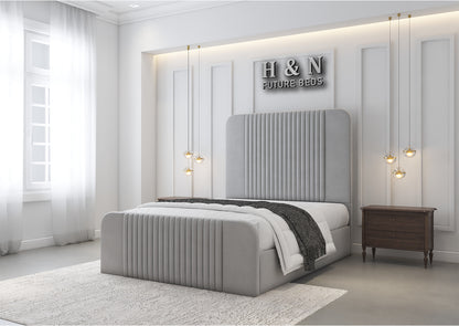 Aroma Multi Line Design Bed Frame | Optional Storage Available