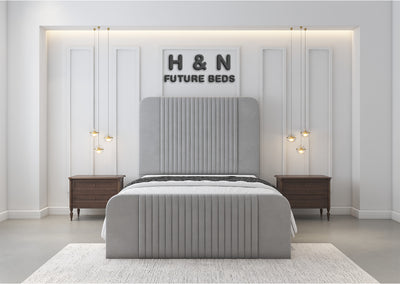 Aroma Multi Line Design Bed Frame | Optional Storage Available