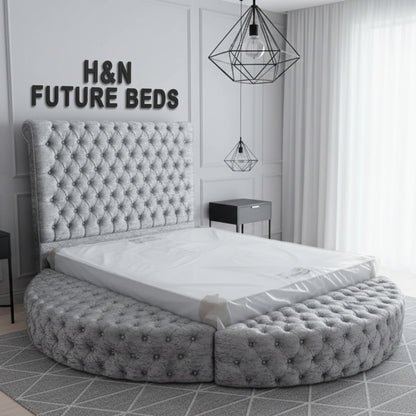Amari Round Ambassador Bed Frame | Different Storage Option Available