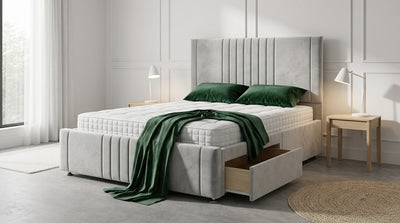 The Classic Upholstered Divan Ottoman Bed