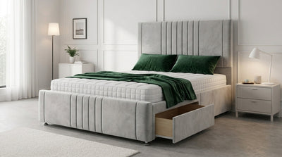 The Classic Upholstered Divan Ottoman Bed