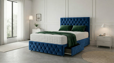 Windsor Tall Chesterfield Headboard Divan Bed