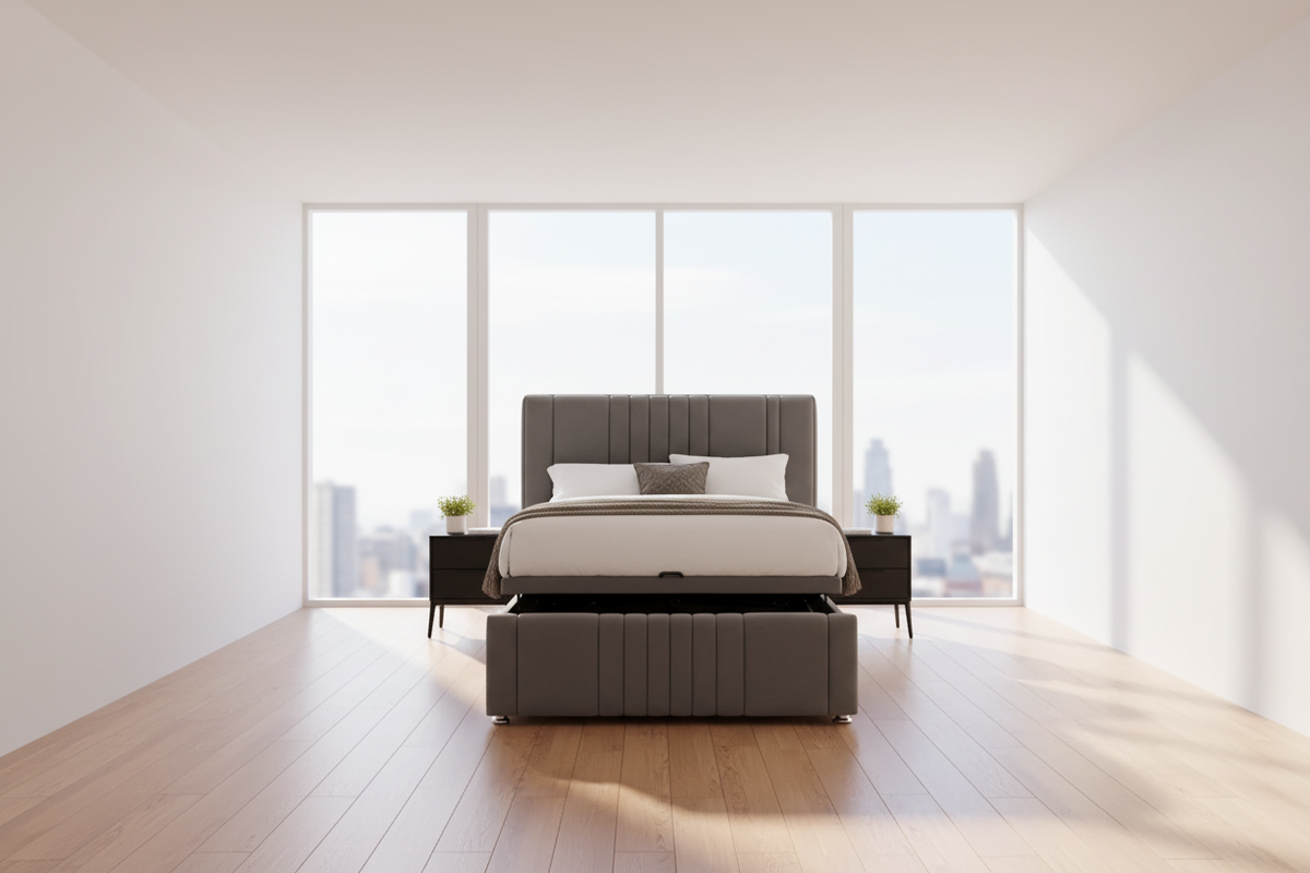 Benjamin Multi Lined Ottoman Divan Bed