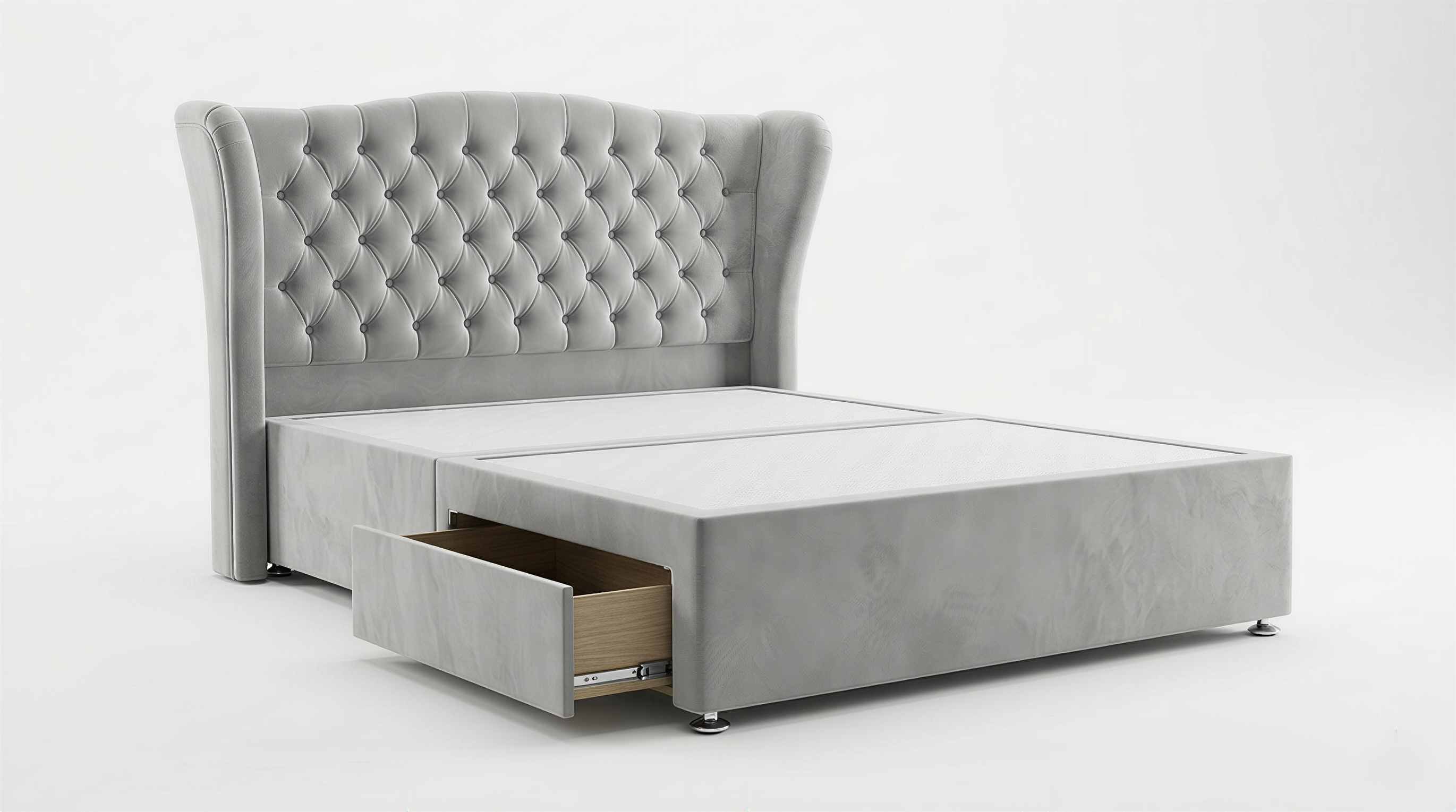 The Sovereign Tall Chesterfield Headboard Divan Bed