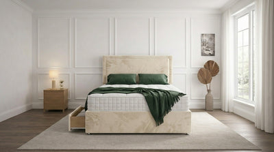 The Restoria Divan Bed with Head Board