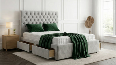 Monaco Chesterfield Divan Bed with Drawers