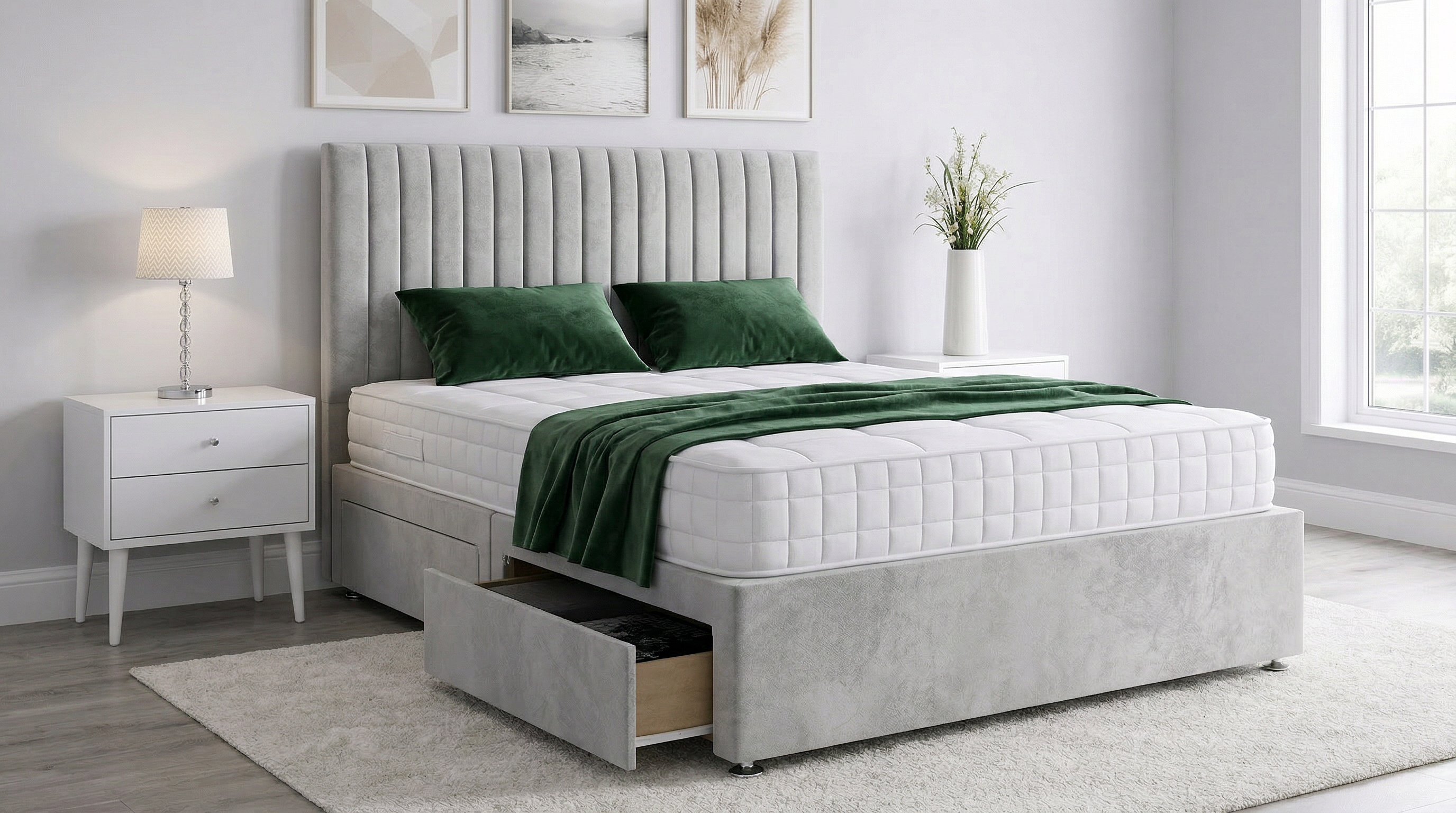 Oxford Storage Divan Bed