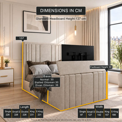 Rome TV Bed