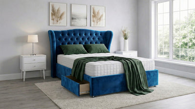 The Sovereign Tall Chesterfield Headboard Divan Bed