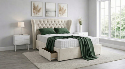 The Sovereign Tall Chesterfield Headboard Divan Bed