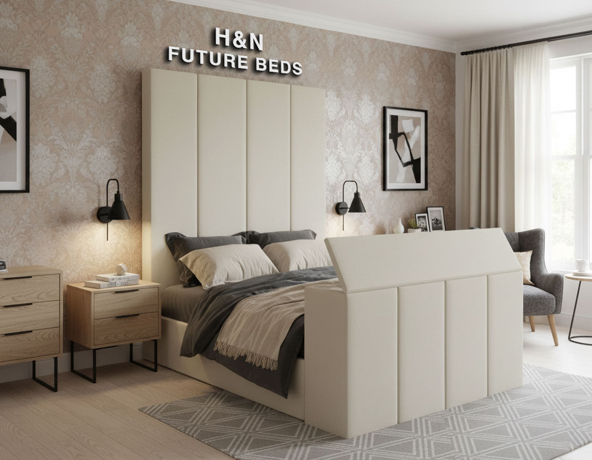 Mark 4 Panel T.V Bed | Different Storage Option Available