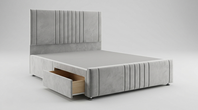 The Classic Upholstered Divan Ottoman Bed