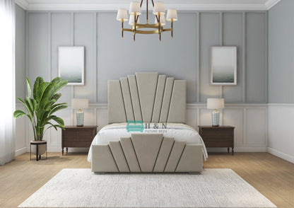 Rome Crown Panel Bed Frame - HN Future Beds