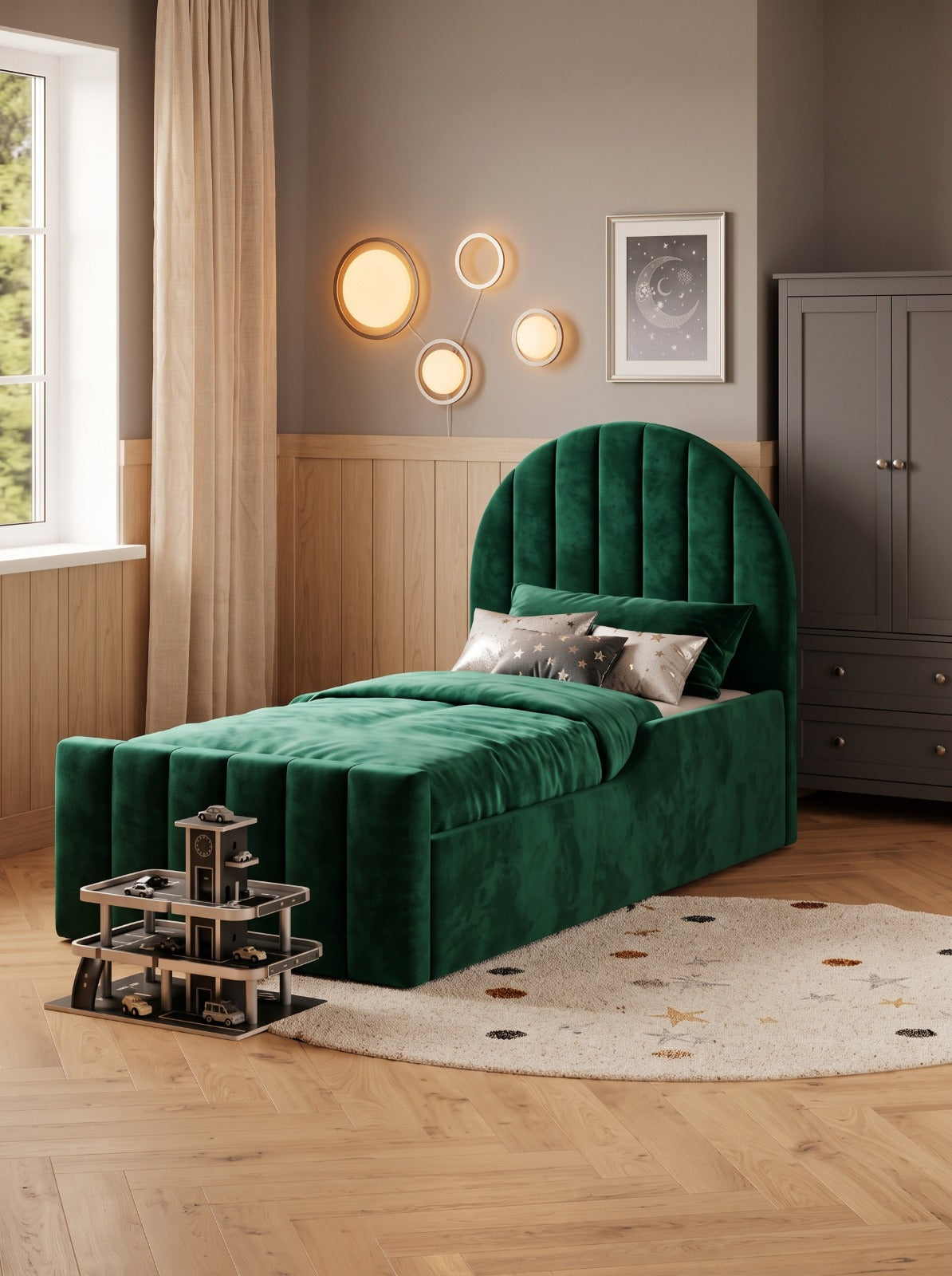 Emerald Luxe Arch Kids Bed
