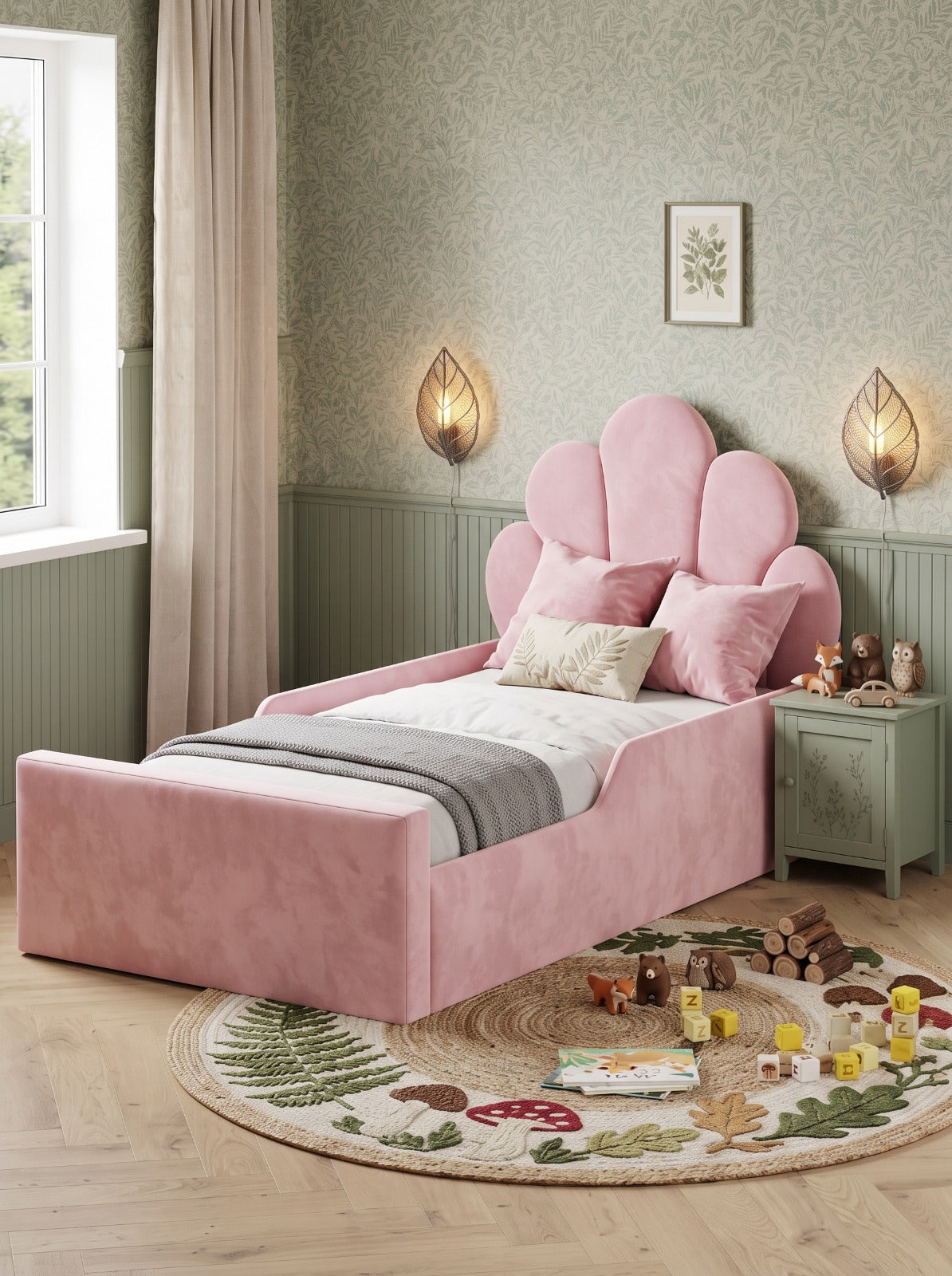 Emerald blossom Kids Bed