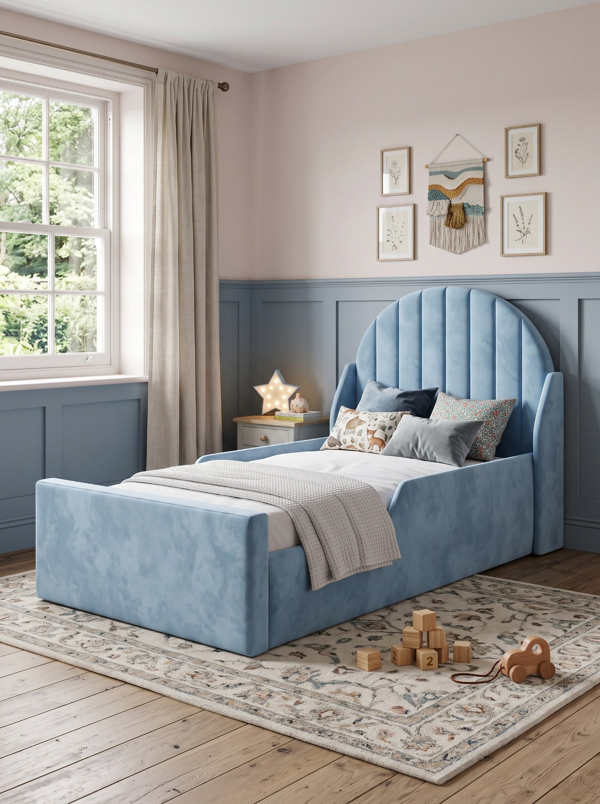 The Velvet Crown Kids Bed