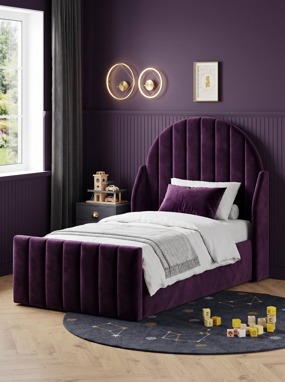 The Royal Velvet Kids Bed