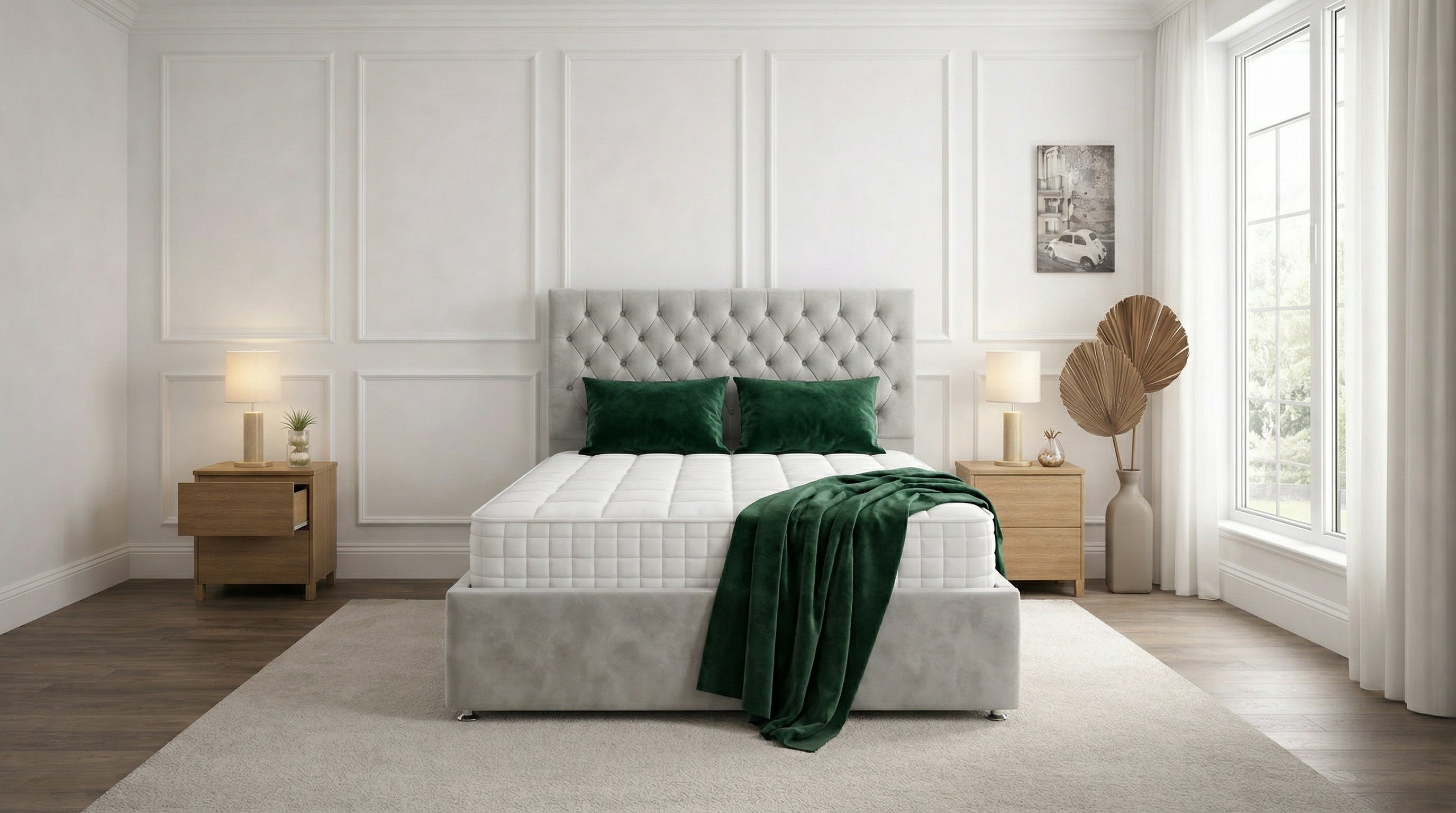 Monaco Upholstered Bed