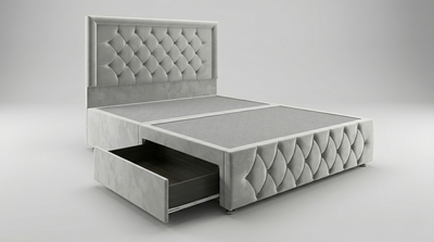 Windsor Tall Chesterfield Headboard Divan Bed