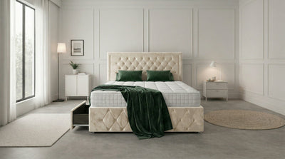 Windsor Tall Chesterfield Headboard Divan Bed