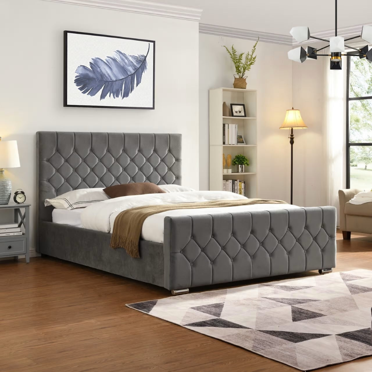 Plymouth Chesterfield Bed Frame - HN Future Beds