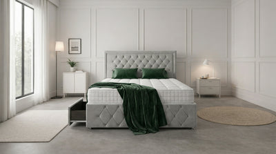 Windsor Tall Chesterfield Headboard Divan Bed